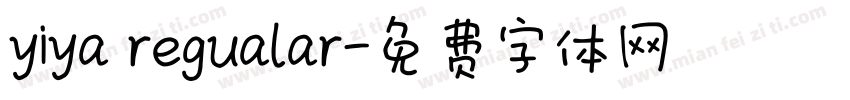 yiya regualar字体转换